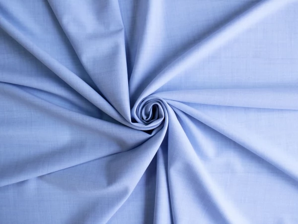 Голубая костюмная ткань